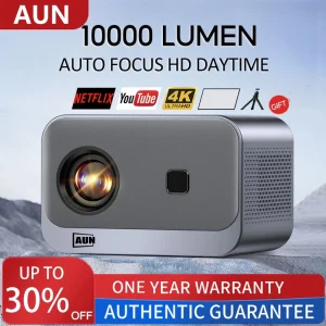 Electric focus 10000 lumens 4K with Bluetooth projector mini portable for phone for laptop teaching